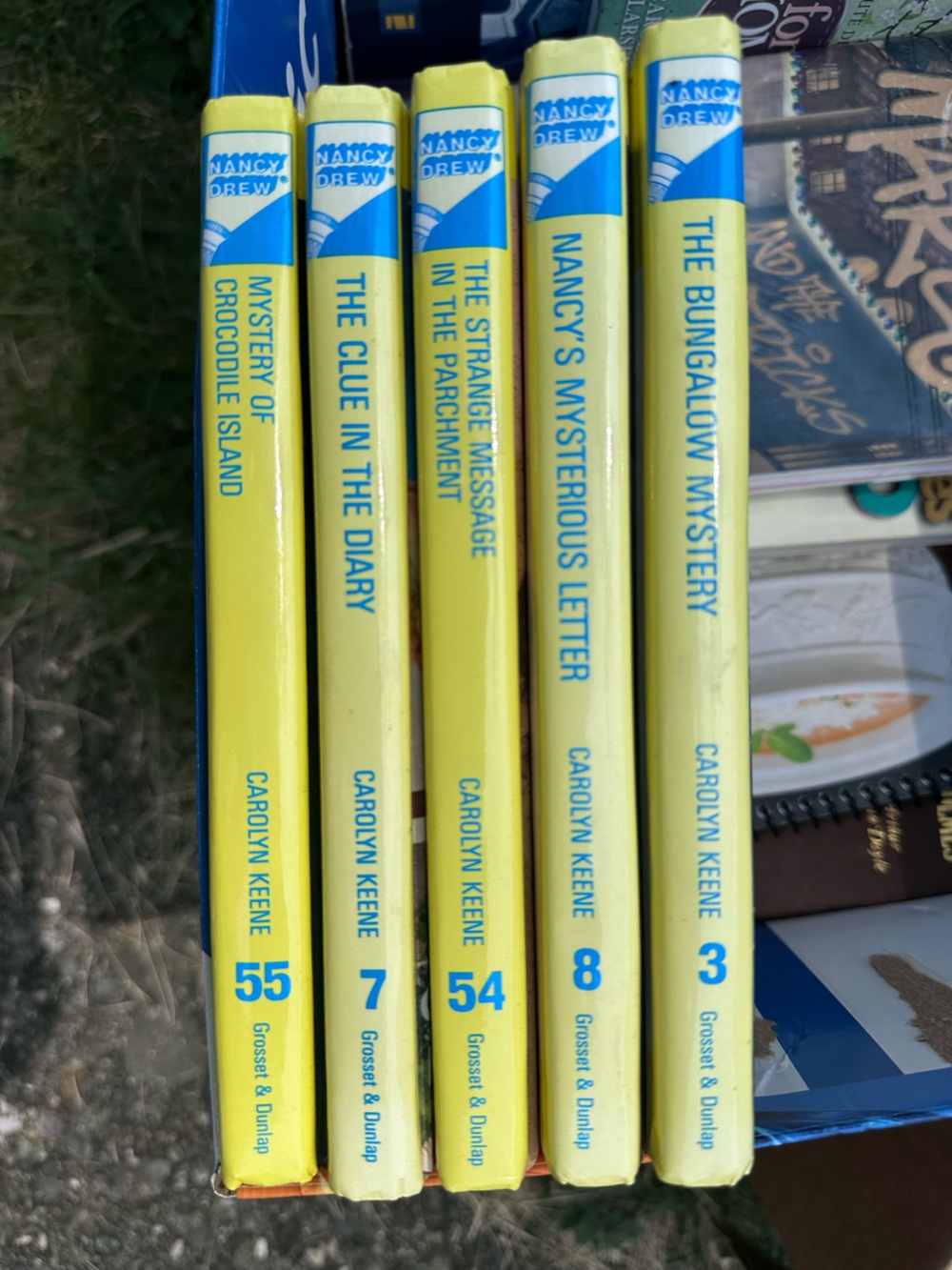 Nancy Drew Book 3, 7, 8, 54, 55